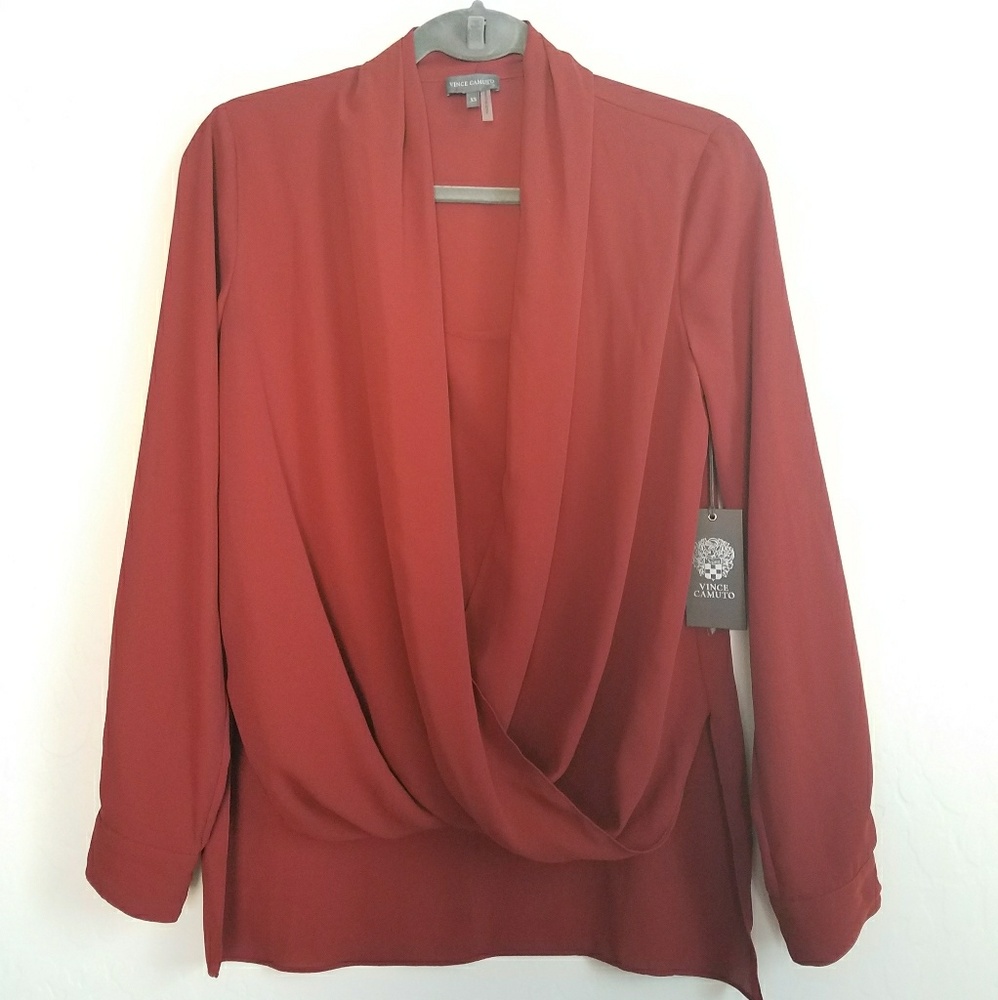 Vince Camuto size XS hi-lo longsleeve camisole